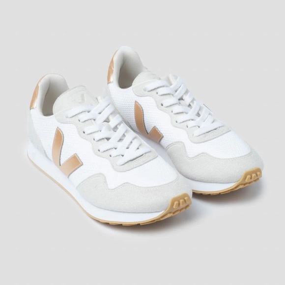 Veja SDU Rec Sneaker White & Gold - Picture 2 of 6